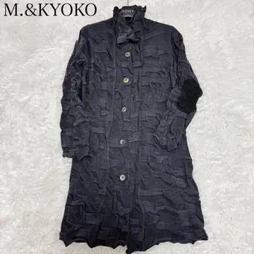 최근 모델 엠앤쿄코 M.&KYOKO 울 롱 가디건