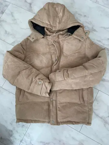 SAVINE HILL 베이지 다운 자켓