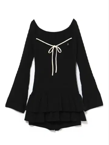 Milky frill mini dress andmary black