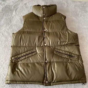 올리브 다운 베스트 단추식