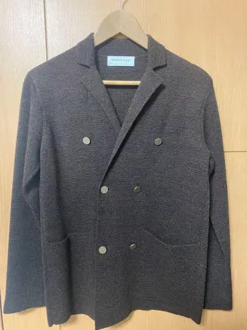 TOMORROWLAND: 밀라노 리브 6B 니트 자켓 더블 브레스트