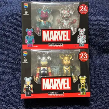 베어브릭 마블 소-로키 비전 울트론