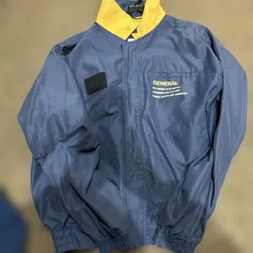 GENERAL 네이비 얇은 소재 자켓