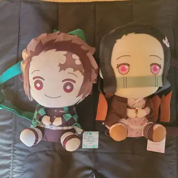 탄지로 네즈코 봉제 인형형 백팩