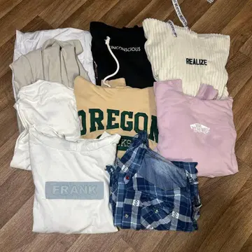 여성용 후드티 묶음 판매 M 사이즈