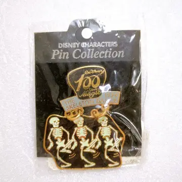 디즈니 100주년 해골의 춤 핀 배지
