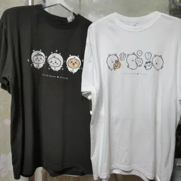 나가노 마켓 T셔츠 2장 세트