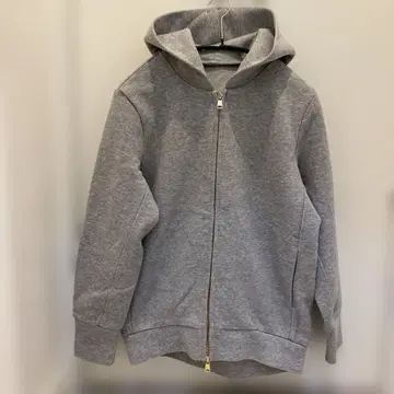그레이 풀 집업 후드티