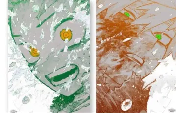 나의 히어로 아카데미아 원화전 A2 포스터 2장 세트 미도리야 카츠키