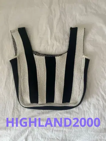 영국제 HIGHLAND2000 코튼 니트 백