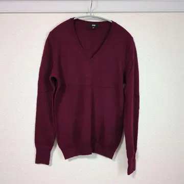 유니클로 캐시미어 V넥 스웨터