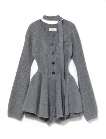 달리아 튜닉 세트업 그레이