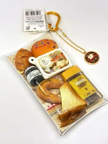 [ 행복한 아침 식탁 ] 가챠 파우치 네스카페 프렌치토스트 치즈 프랑스