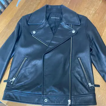 BLENHEIM 블랙 가죽 자켓 XS
