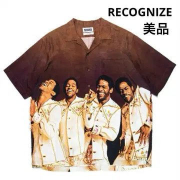 RECOGNIZE 레코그나이즈 AL GREEN HAWAIIAN 셔츠 미