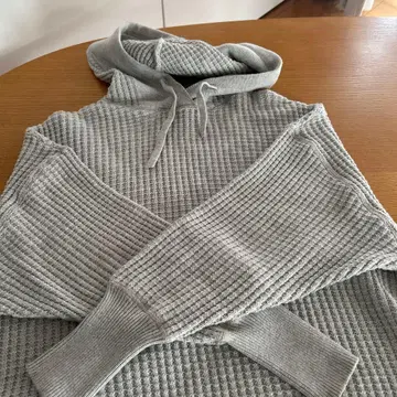 Luca 후드 부착 그레이 후드티