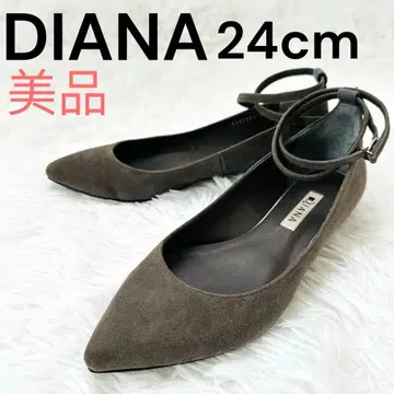 [ 새상품급 ] DIANA/그레이/스틸레토/24cm