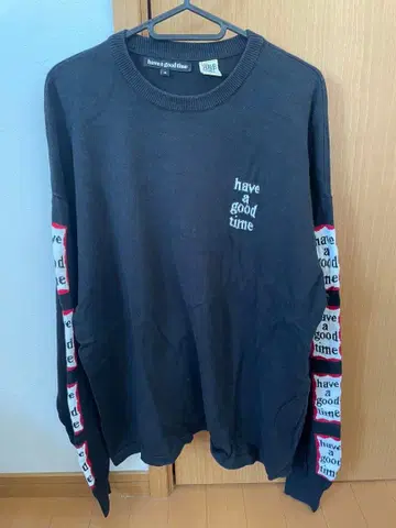 havea good time x BEAMS 별주 니트