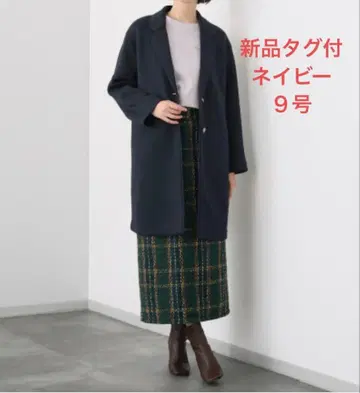 [택 포함 새상품] 앙리크 오르브 블루 체스터 코트 9호