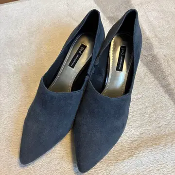 새상품 Fed international 스웨이드 네이비 그레이 펌프스