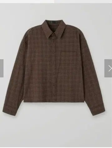 Chikashitsu + urban cropped check shirt