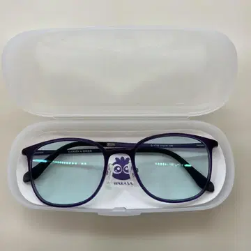 WAKASA 퍼플 블루라이트 차단 안경