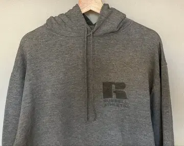 90s USA제 러셀 애슬레틱 후드티 M 멜란지 그레이