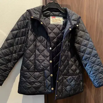 네이비 퀼팅 자켓