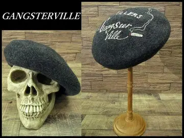 새상품급 갱스터빌 TIME KILLERS 울 펠트 베레모