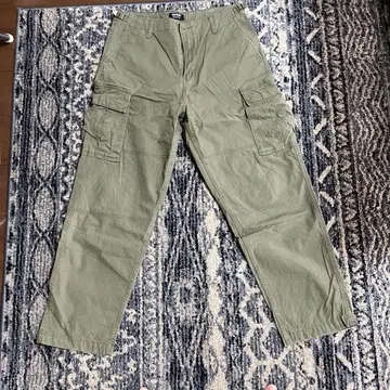 DENIZEN 카고 팬츠 올리브 그린