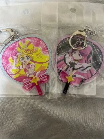 아이돌 프리큐어 아크릴 키링 2개 세트