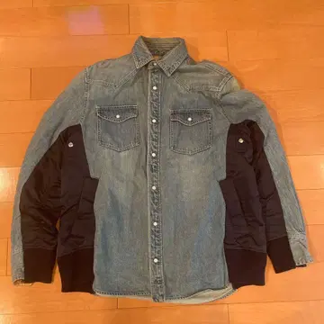 정가 86900엔 Sacai 21AW 도킹 데님 자켓 size 2