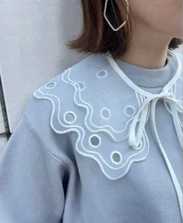 착용 1회 린카블 LINKABLE 탈부착 카라