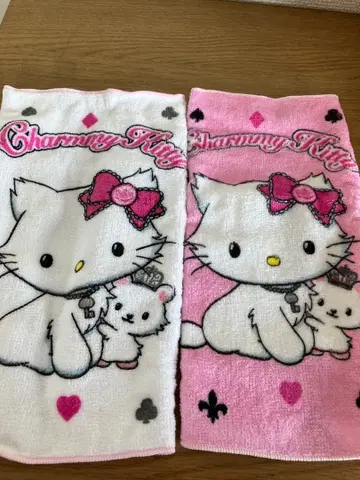 챠미키티 핸드 타월 2장 세트