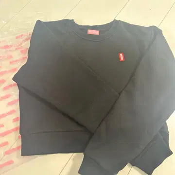 블랙 아이패치 트레이닝복