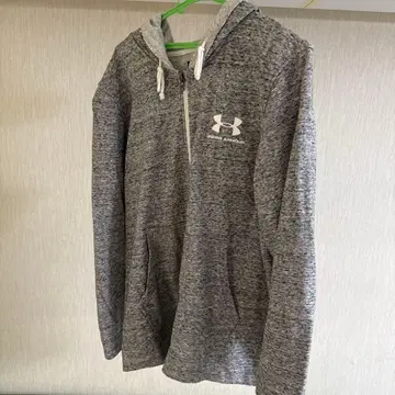 언더아머 그레이 풀 집업 후드티 XXL 상하의 세트