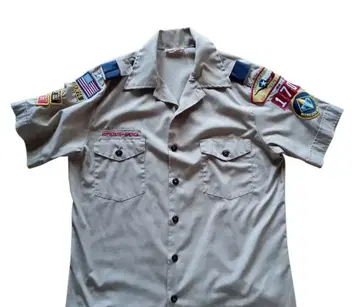 USA제 보이 스카우트 셔츠 빈티지 구제 의류