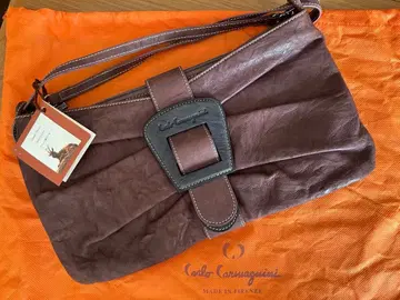 Carlo Carmaguini 브라운 숄더백