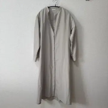 BEAMS 그레이 롱 셔츠 원피스 프리 사이즈