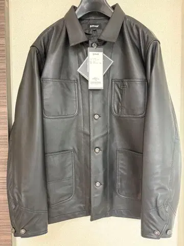 [ 시착만 한 상품 ] Schott 램 가죽 커버올 L