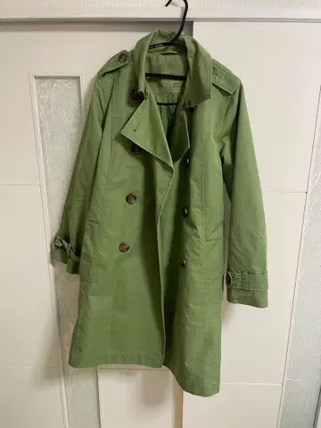 L.L.Bean 올리브 그린 트렌치코트 L