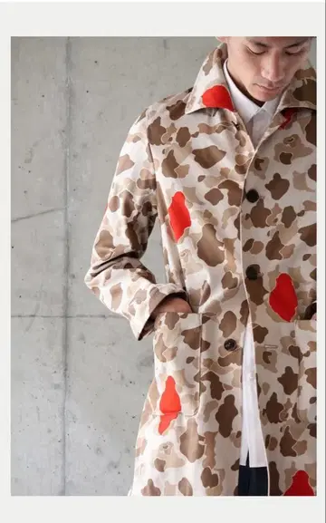 sanctam mr1054 카모 무늬 코트 일본제