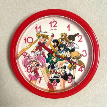 세일러문 S 캐릭터 벽걸이 시계