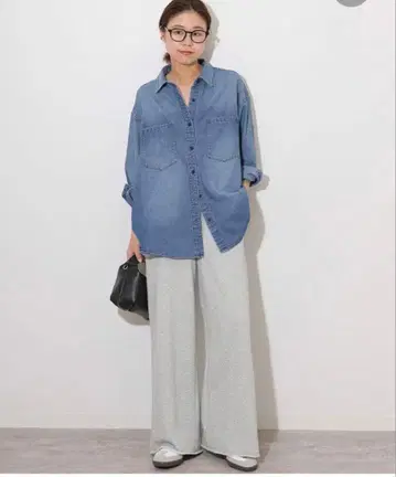 와이드 스웨트 팬츠