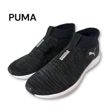 새상품급 PUMA 니트 슬립온 스니커즈 23.5cm