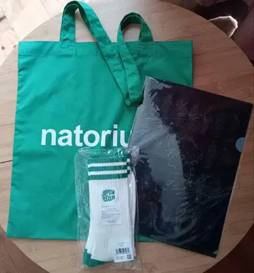 나토리 natorium 토트백 삭스 클리어 파일 세트