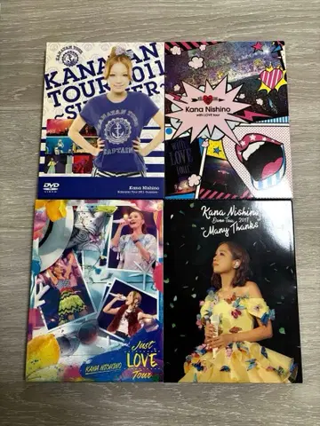 니시노 카나 라이브 DVD 묶음 판매