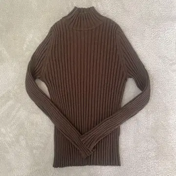 SPECTRA 브라운 터틀넥 스웨터 44