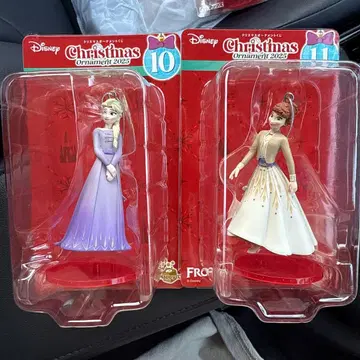 디즈니 크리스마스 오너먼트 2025 엘사와 안나