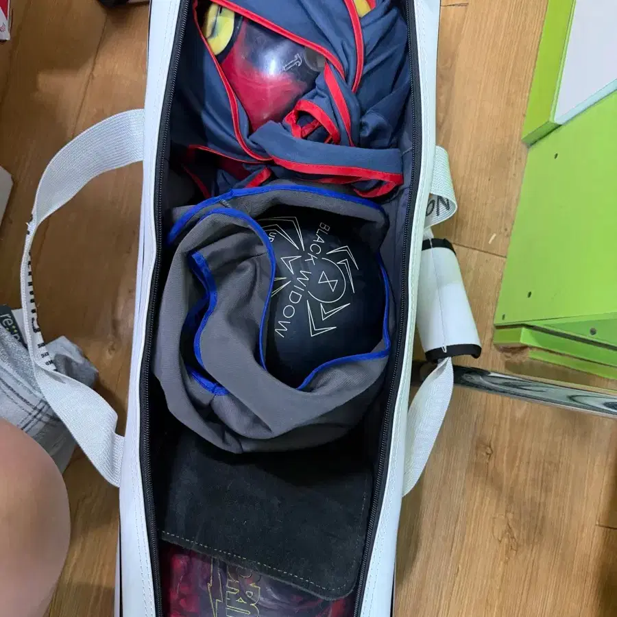 볼링공3개 3볼백 손목보호대 볼타월